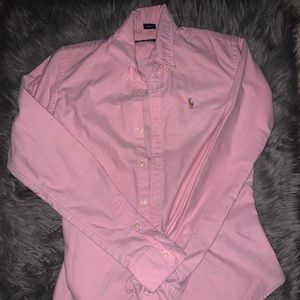 Pink Ralph Lauren Button Up